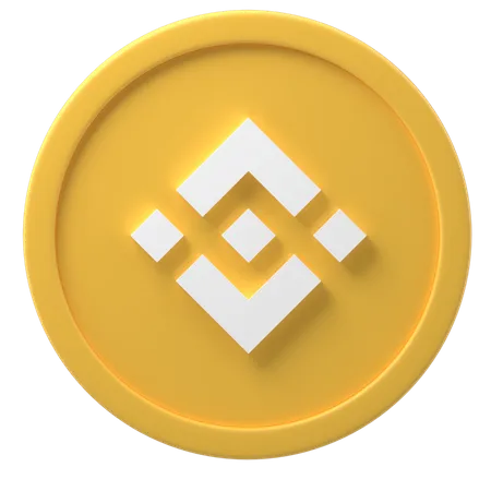 Binance Coin  3D Illustration