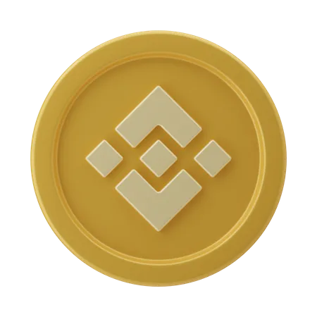 Binance Coin  3D Illustration