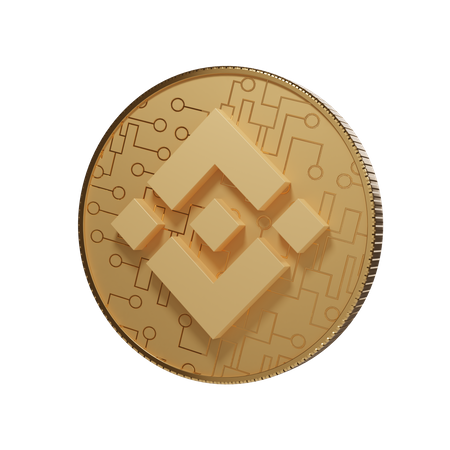 Binance Coin  3D Illustration