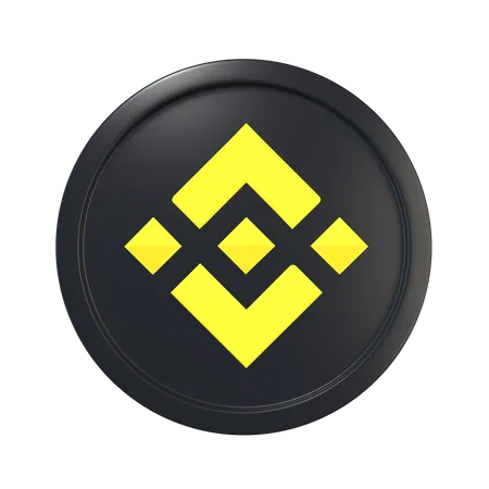 Binance Coin  3D Illustration