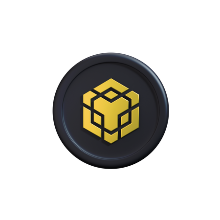 Moneda criptográfica Binance  3D Icon