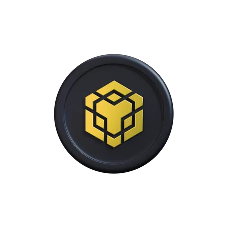 Moneda criptográfica Binance  3D Icon