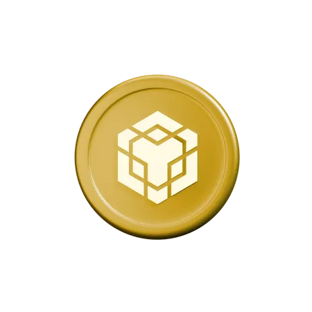 Binance crypto coin  3D Icon