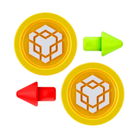 Binance Exchange  3D Icon