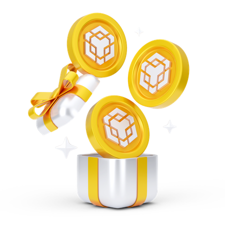 Binance Gift  3D Icon