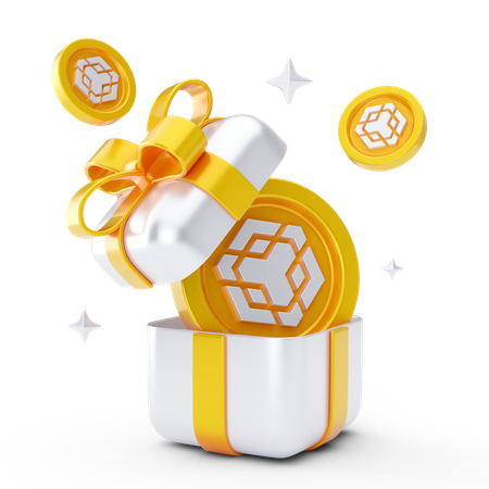 Binance Gift  3D Icon