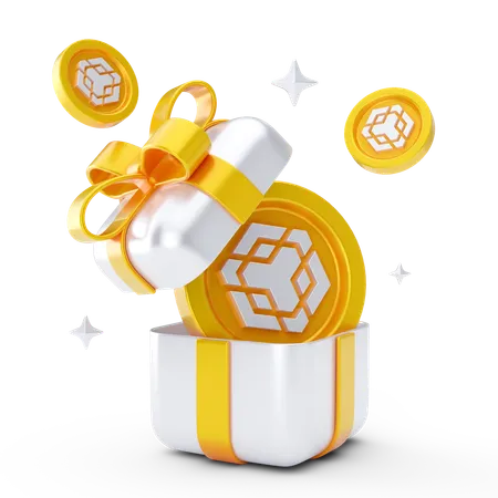 Binance Gift  3D Icon