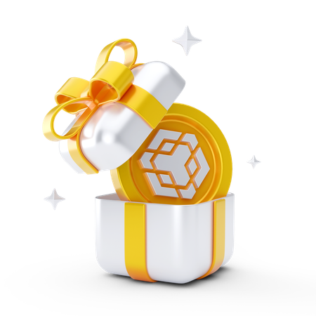 Binance Gift  3D Icon