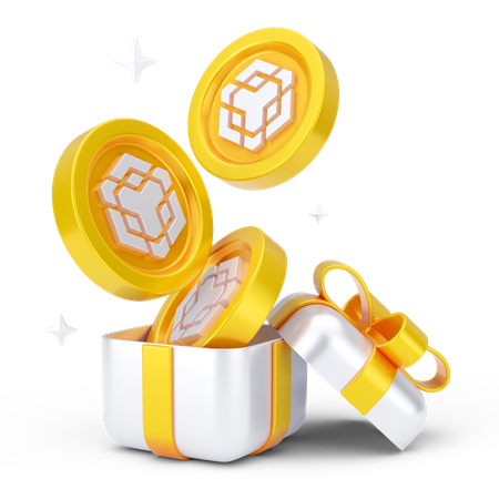 Binance Gift  3D Icon