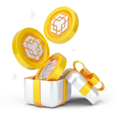 Binance Gift  3D Icon