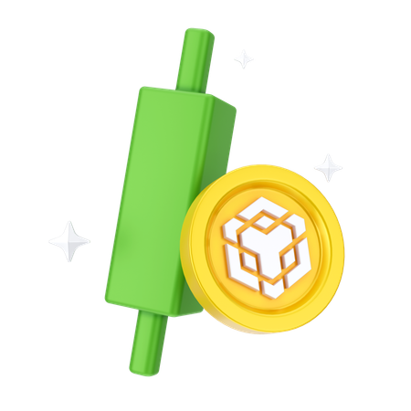 Binance Growth  3D Icon