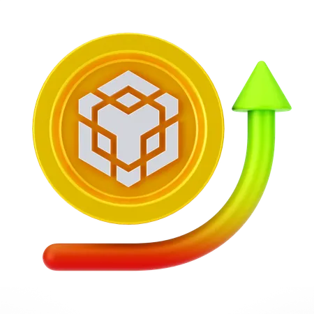 Binance Growth  3D Icon