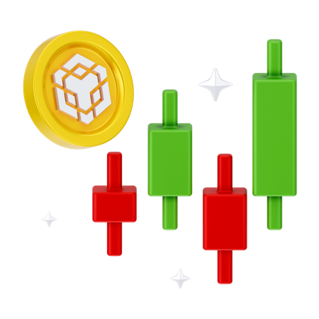 Binance Growth  3D Icon