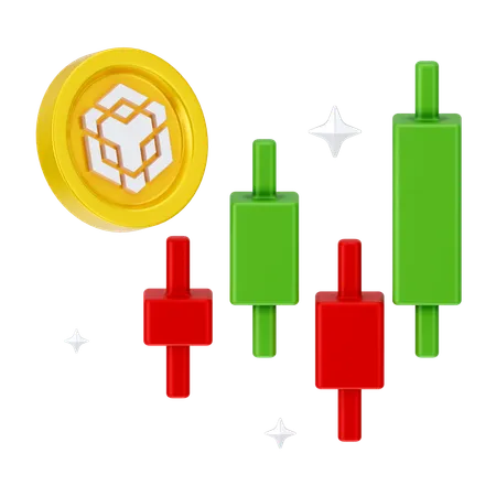 Binance Growth  3D Icon