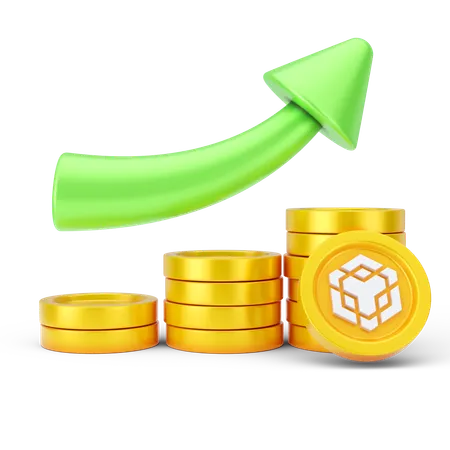 Binance Growth  3D Icon