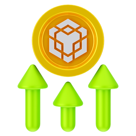 Binance Growth  3D Icon