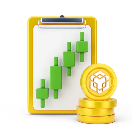 Binance Growth Report  3D Icon