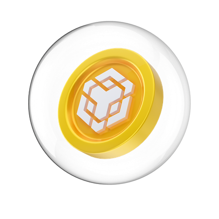 Binance Hologram  3D Icon