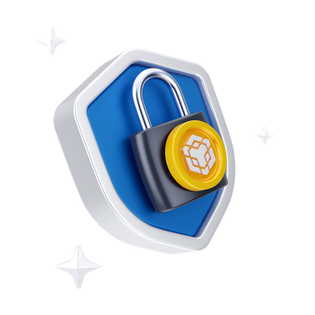 Binance Lock  3D Icon