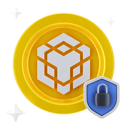 Binance Lock  3D Icon