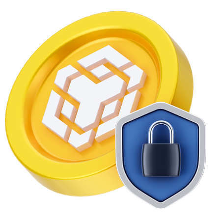 Binance Lock  3D Icon