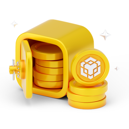 Binance Savings  3D Icon