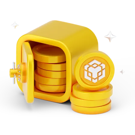 Binance Savings  3D Icon