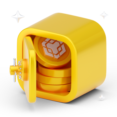 Binance Savings  3D Icon