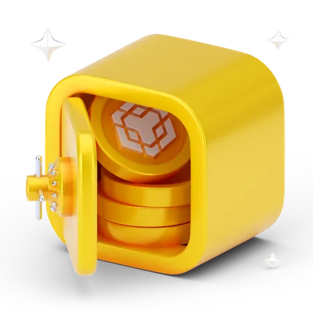 Binance Savings  3D Icon