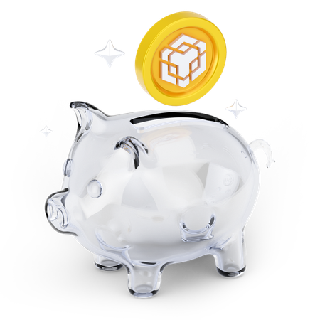 Binance Savings  3D Icon