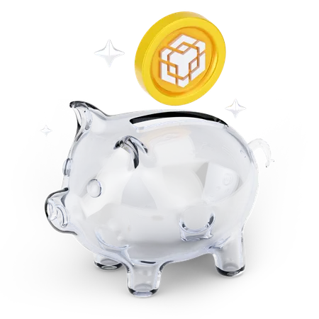 Binance Savings  3D Icon