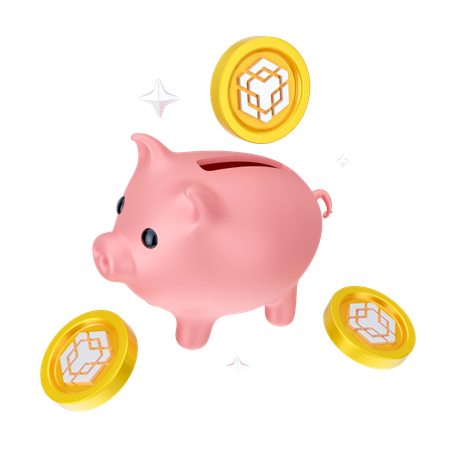 Binance Savings  3D Icon