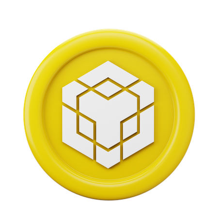 Binance Smart Chain Bnb Coin  3D Icon