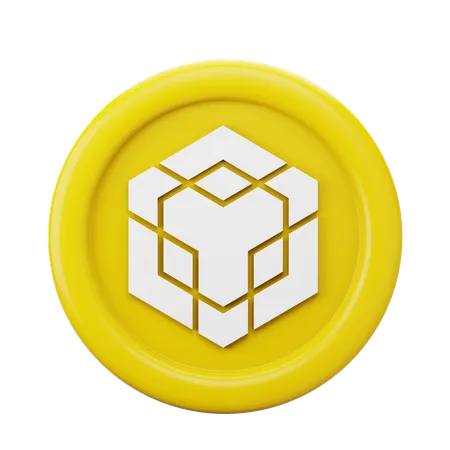 Binance Smart Chain Bnb Coin  3D Icon