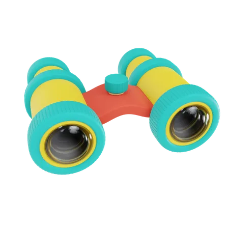 Binocular  3D Icon