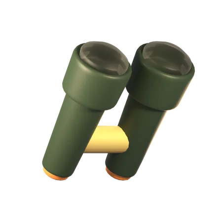 Binocular  3D Icon