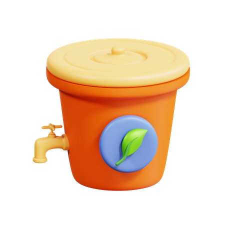 Bio Compost  3D Icon