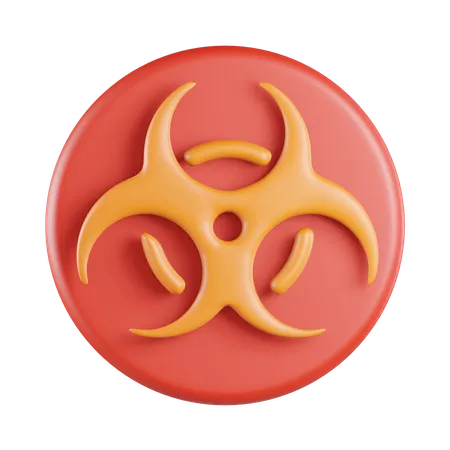 Biohazard Sign  3D Icon