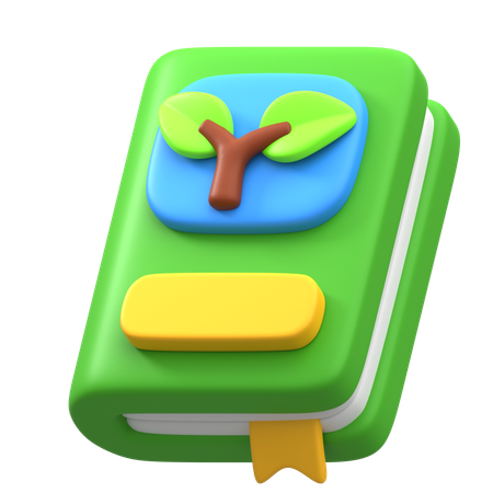 Biology Book  3D Icon