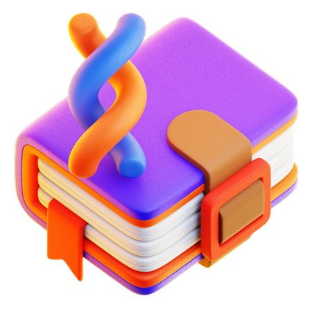 Biology Book  3D Icon