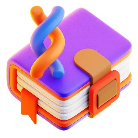 Biology Book  3D Icon