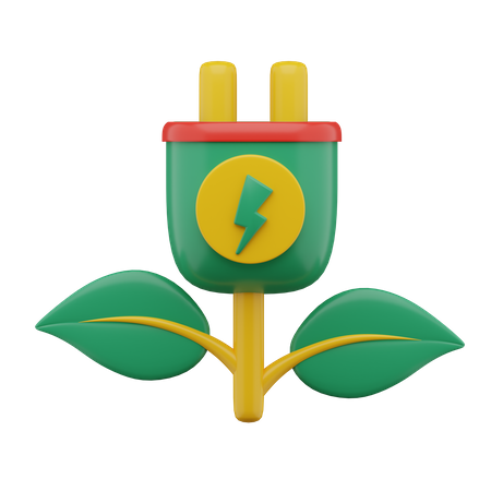 Biomassenenergie  3D Icon