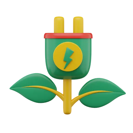 Biomassenenergie  3D Icon