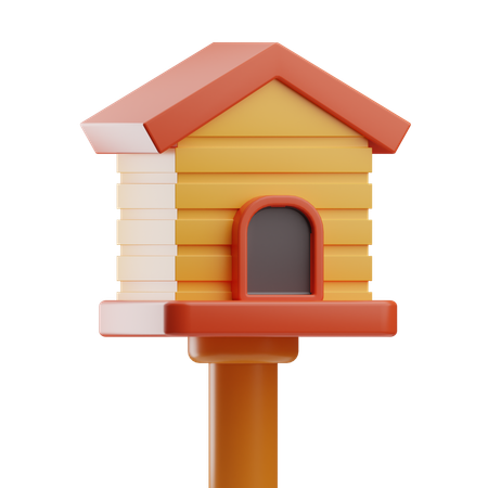 Bird House  3D Icon