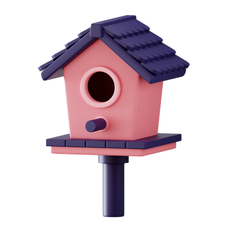 Bird House  3D Icon