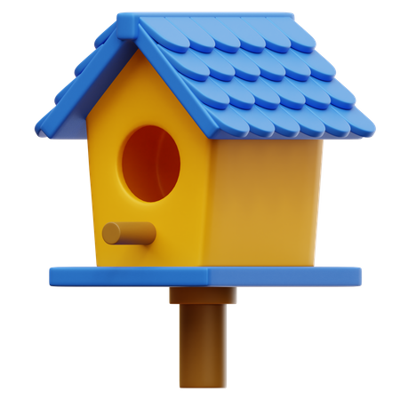 Birdhouse  3D Illustration