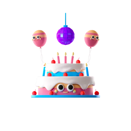 Birthday Party  3D Icon