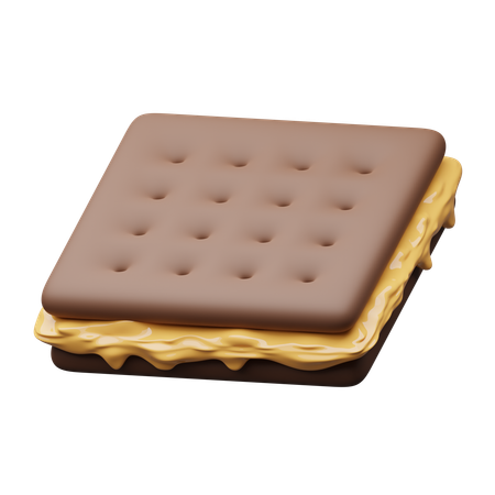 Biscuit  3D Icon