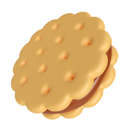 Biscuit  3D Icon