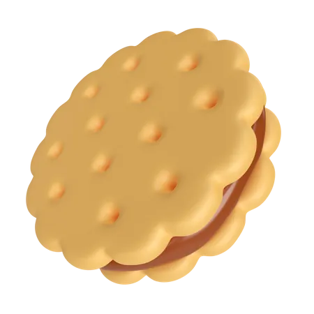 Biscuit  3D Icon